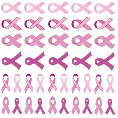 40 Pink Ribbon Temporary Tattoos: Breast Cancer Awareness Tattoo (Variety Exquisite Temporary Tattoo Stickers)