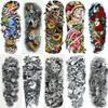 10 Sheets Fake Temporary Tattoo Body Full Arm Sticker Waterproof 10 Black Color (Variety Exquisite Temporary Tattoo Stickers) view 1