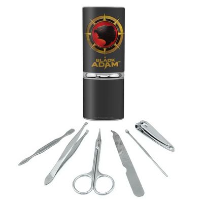 Black Adam Hawkman Icon Stainless Steel Manicure Pedicure Grooming Beauty Care Travel Kit