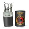 Black Adam Hawkman Icon Stainless Steel Manicure Pedicure Grooming Beauty Care Travel Kit view 2