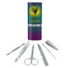 Black Adam Cyclone Icon Stainless Steel Manicure Pedicure Grooming Beauty Care Travel Kit view 1