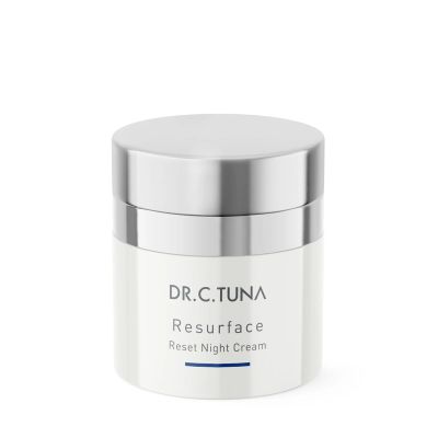 FARMASi Dr. C. Tuna Resurface Reset Night Cream, Face Moisturizer Lotion, Revitalizing & Firming Anti-Wrinkle for All Skin Types Anti Aging Cream, Skin Care for Face & Neck Retinol Cream 1.7 Fl Oz