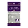 Donna Disposable Plastic Shower Cap 15pcs - Reusable Waterproof Shower Caps for Women - Durable and Comfortable Shower Caps for Bathing, Spa, Travel, and More view 2