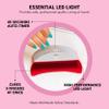 RC Red Carpet Manicure Fortify & Protect Kit - Complete Gel Nail System with LED Light. Long-Lasting, Chip-Free, Glossy Nails, Nail Care, Strong, Chip-Resistant (Fortify & Protect Essentials Kit) view 3
