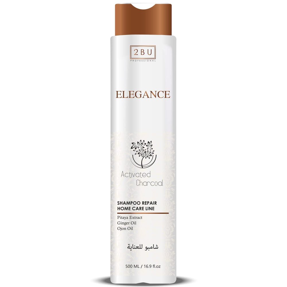 2BU Elegance Hair Shampoo, 500ML with Nourishing Ginger