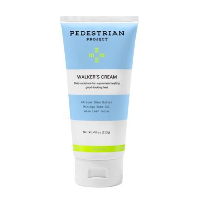 Pedestrian Project Walkers Foot Cream for Calluses and Dry Feet - Hydrates, Softens & Smooths with Shea Butter, Moringa Seed Oil & Aloe - Vegan, Cruelty-Free Foot Care, 4 oz