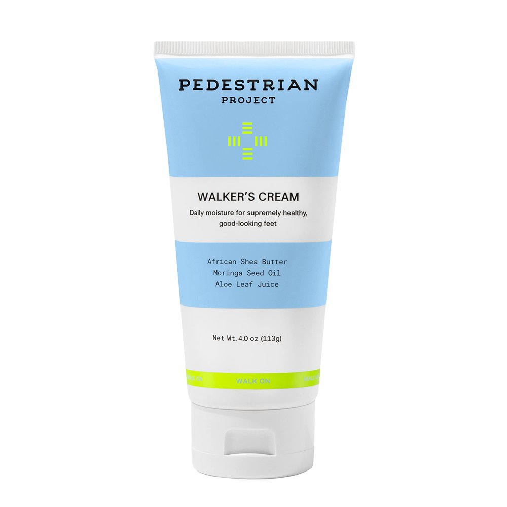 Pedestrian Project Walkers Foot Cream for Calluses and Dry Feet - Hydrates, Softens & Smooths with Shea Butter, Moringa Seed Oil & Aloe - Vegan, Cruelty-Free Foot Care, 4 oz