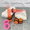 BodyJ4You 55PC Ear Stretching Kit 14G-12mm - Aftercare Jojoba Oil Ear Stretching Balm - Neon Pink Acrylic Plugs Gauge Tapers Silicone Tunnels - Lightweight Expanders Men Women view 2