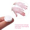 HOTLINE BEAUTY Compressed Facial Masks | 100 Pack | Disposable Mask Paper | Natural Cotton | Skin Care Wrapped Masks Normal Thick view 3