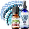 BodyJ4You 51PC Gauges Kit Ear Stretch Aftercare Jojoba Oil Piercing Aftercare Saline Cleanser Spray Wax 14G-12MM Light Blue Tunnel Plug Taper Set view 1
