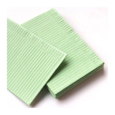 VSOLS 250/125/50/20pcs Tattoo Cleaning Wipes Pad Disposable Dental Piercing Bibs Waterproof Sheets Paper Tattoo Accessories (Color : 20pcs Green)