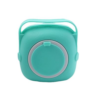 cn herb Bath Massage Brush Can Put Shower Gel (green)