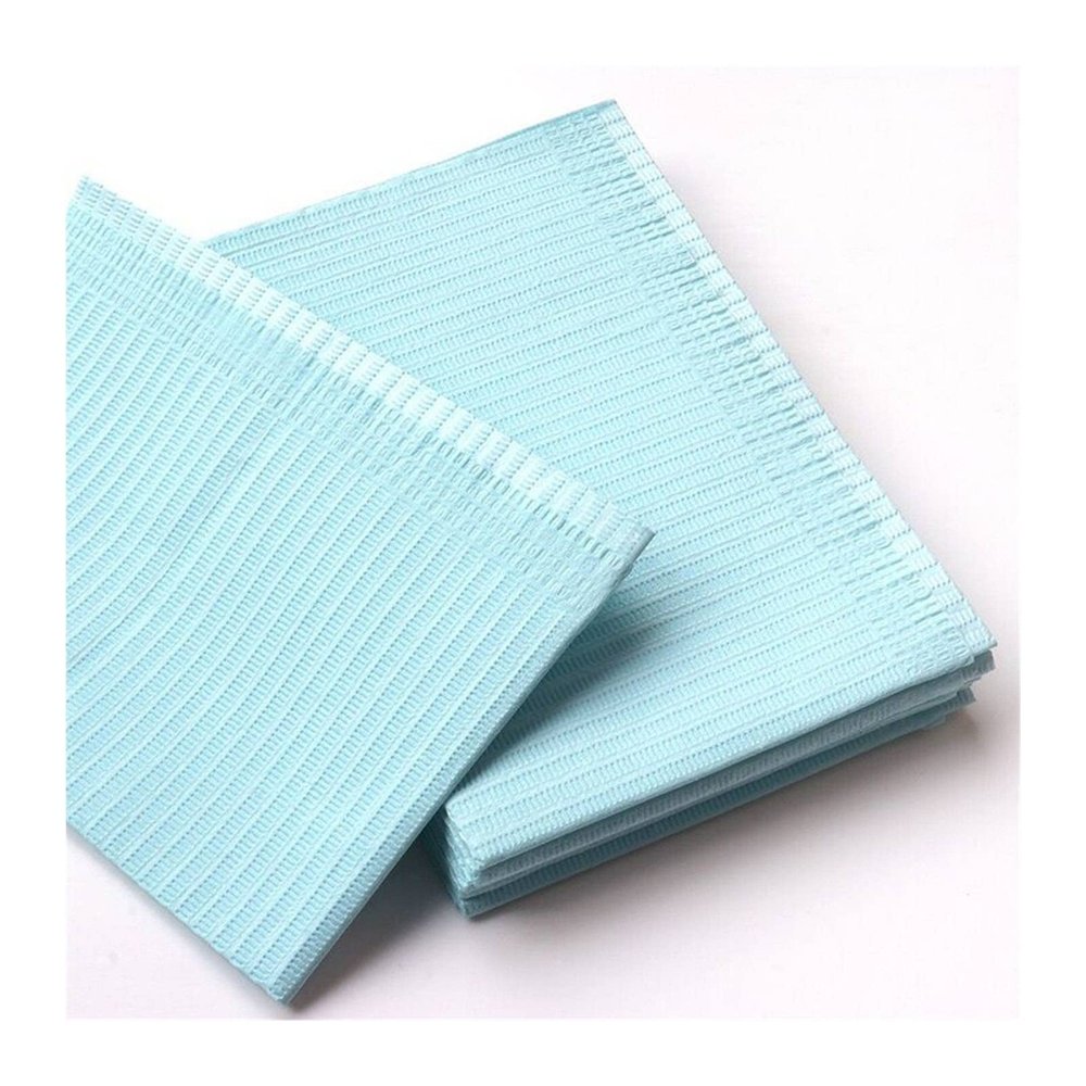 VSOLS 250/125/50/20pcs Tattoo Cleaning Wipes Pad Disposable Dental Piercing Bibs Waterproof Sheets Paper Tattoo Accessories (Color : 20pcs Blue)