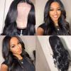 16 Inch Body Wave Lace Front Wigs Human Hair HD Transparent 4x4 Lace Closure Wig Human Hair Wigs for Black Women Cheap Unprocessed Brazilian Virgin Lace Frontal Body Wave Human Hair Wig view 3