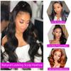 16 Inch Body Wave Lace Front Wigs Human Hair HD Transparent 4x4 Lace Closure Wig Human Hair Wigs for Black Women Cheap Unprocessed Brazilian Virgin Lace Frontal Body Wave Human Hair Wig view 4