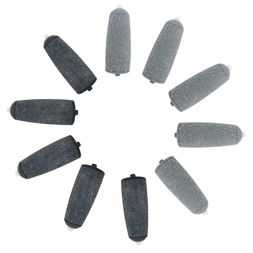 Flawless Pedi Replacement Heads fit for Finishing Touch/Amope Electric Pedicure, 10 PCS Rollers Refills - PDEEY