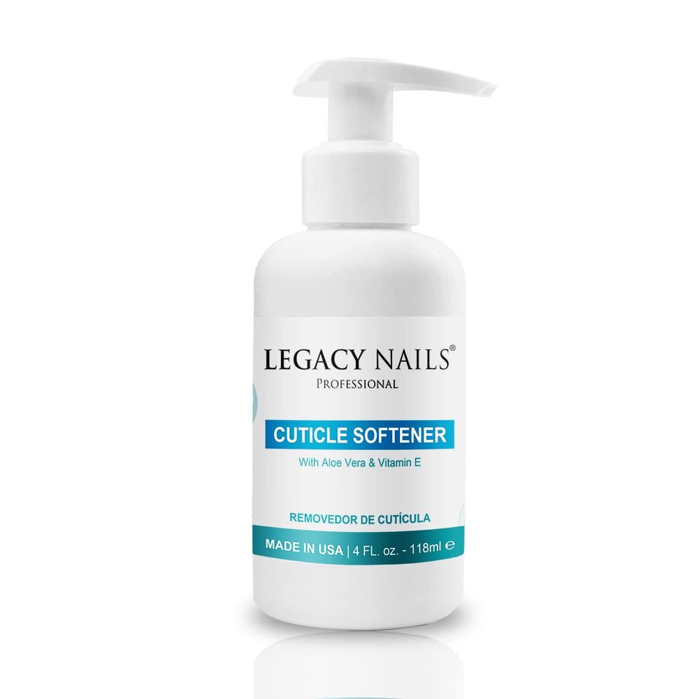 Legacy Nails Professional Cream Cuticle Softener 4 FL OZ / 118ml - Removes excess - Nourishes and softens skin - Avoids fast growth of cuticles - Gentle formula
