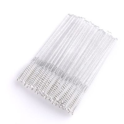 2022 Disposable crystal thousand change color eyebrow brush grafting eyelash brush (white)