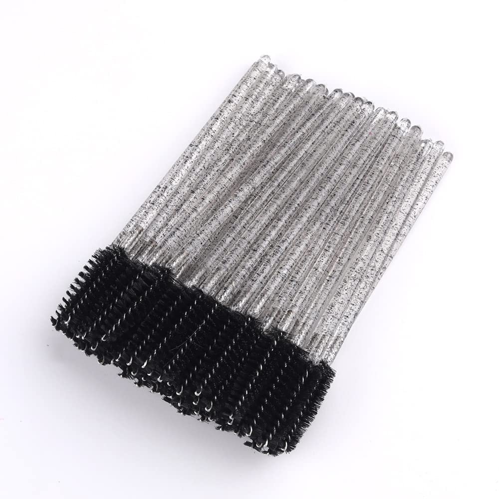 2022 Disposable crystal thousand change color eyebrow brush grafting eyelash brush (black)