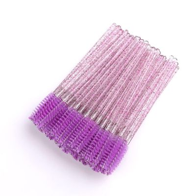 2022 Disposable crystal thousand change color eyebrow brush grafting eyelash brush (purple)