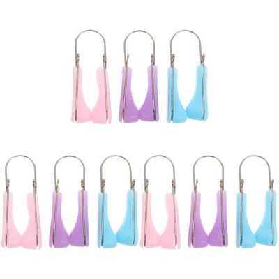 FRCOLOR 9pcs Silicone Nose Lifting Clips for Enhanced Nose Bridges Safe and Comfortable Beauty Tools for Straightening and Shaping