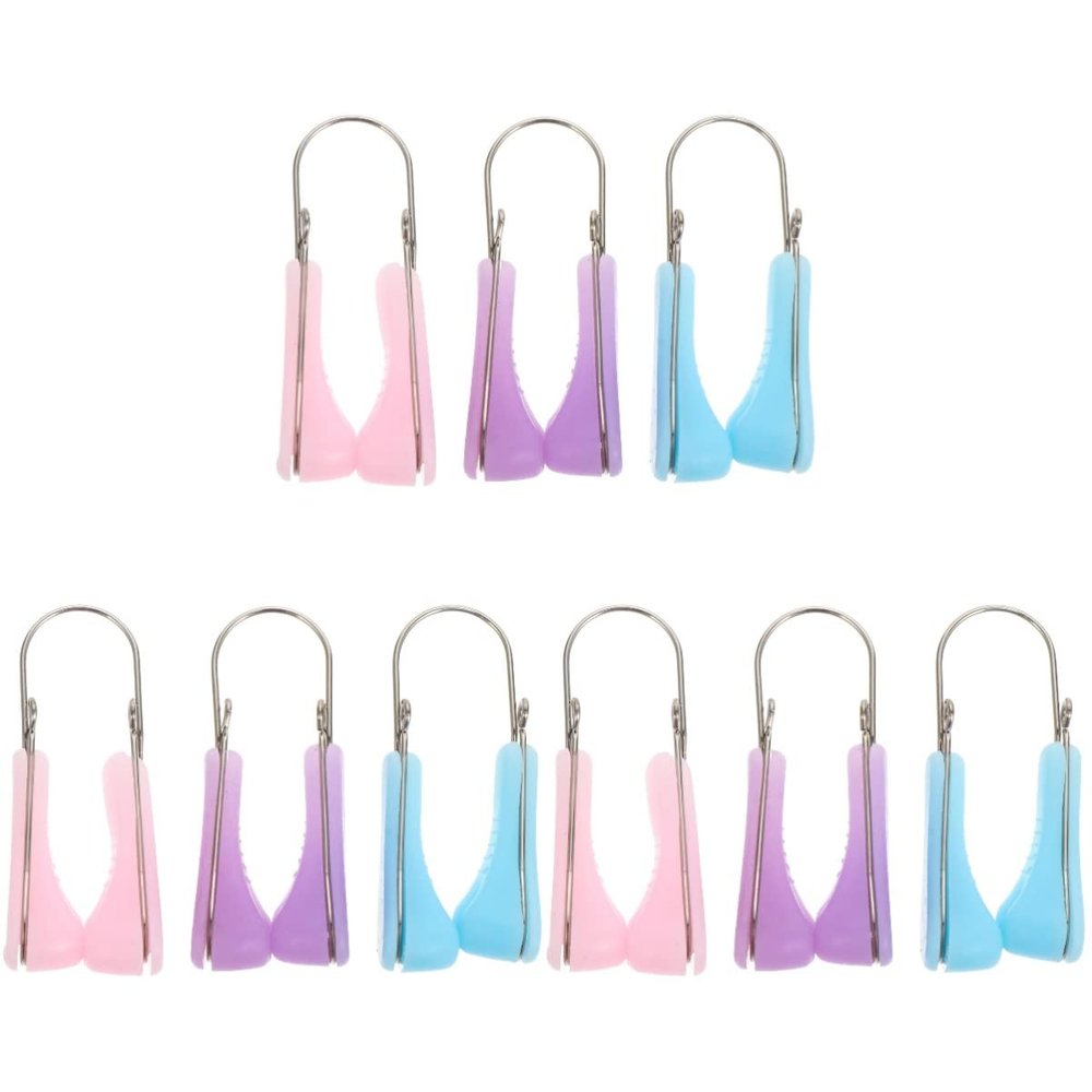 FRCOLOR 9pcs Silicone Nose Lifting Clips for Enhanced Nose Bridges Safe and Comfortable Beauty Tools for Straightening and Shaping
