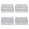 FRCOLOR 8pcs Transparent Multi Eyeshadow Organizer Box Empty Blusher and Cosmetics Storage Container for Makeup Artists Travel and Everyday Use view 1