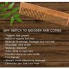 WITSOUL Neem Wood Comb/Anti-Dandruff Comb For Men And Women/Brown color/ (SET OF 6) view 3