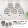 Fadiadem Nail Polish Wall Rack Metal Organizer Display Shelf, Professional Floating Shelves 5 Tiers Holder Stand, Essential Oils/Makeup Cosmetics Storage Box Shelf, for Home Spas Salons view 4