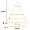 Fadiadem Metal Nail Polish Rack Display Organizer Stand, Professional Wall Mounted Triangle Rack Floating Shelves, Essential Oils/Makeup Cosmetics Storage Box Shelf, for Home Spas Busines Salons view 2