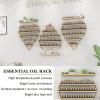 Fadiadem Nail Polish Wall Rack Metal Organizer Display Shelf, Professional Floating Shelves 5 Tiers Holder Stand, Essential Oils/Makeup Cosmetics Storage Box Shelf, for Home Spas Salons view 4