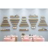Fadiadem Wall Mounted Metal Rack Nail Polish Organizer Shelf, Essential Oils Holder Stand Makeup Bottles Display Shelves, Paint Organizer, for Home Salon Business Spa view 1