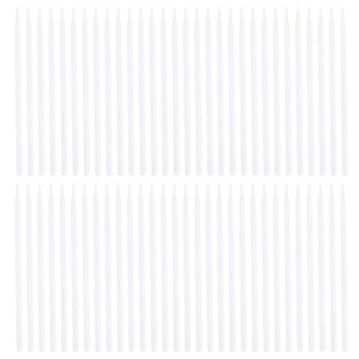 FRCOLOR 100pcs Eyeliner Brushes for Eye Makeup Disposable Precision Applicators with Sturdy Nylon Fibers for Liquid Eyeliner Lipstick and Cosmetic Use