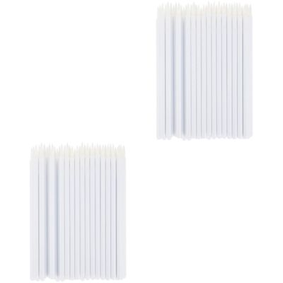 FRCOLOR 200pcs Makeup Eyeliner Brush Disposable Makeup Eye Tool Girls Eyeliner Applicator Brush