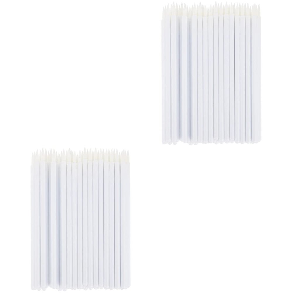 FRCOLOR 200pcs Makeup Eyeliner Brush Disposable Makeup Eye Tool Girls Eyeliner Applicator Brush