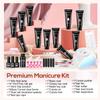 JEWHITENY Poly Extension Gel Kit With 48W LED Nail Lamp 14 Colors Builder Extension Gel All-in-One French Kit Nail Art Design Beginner Kit view 2