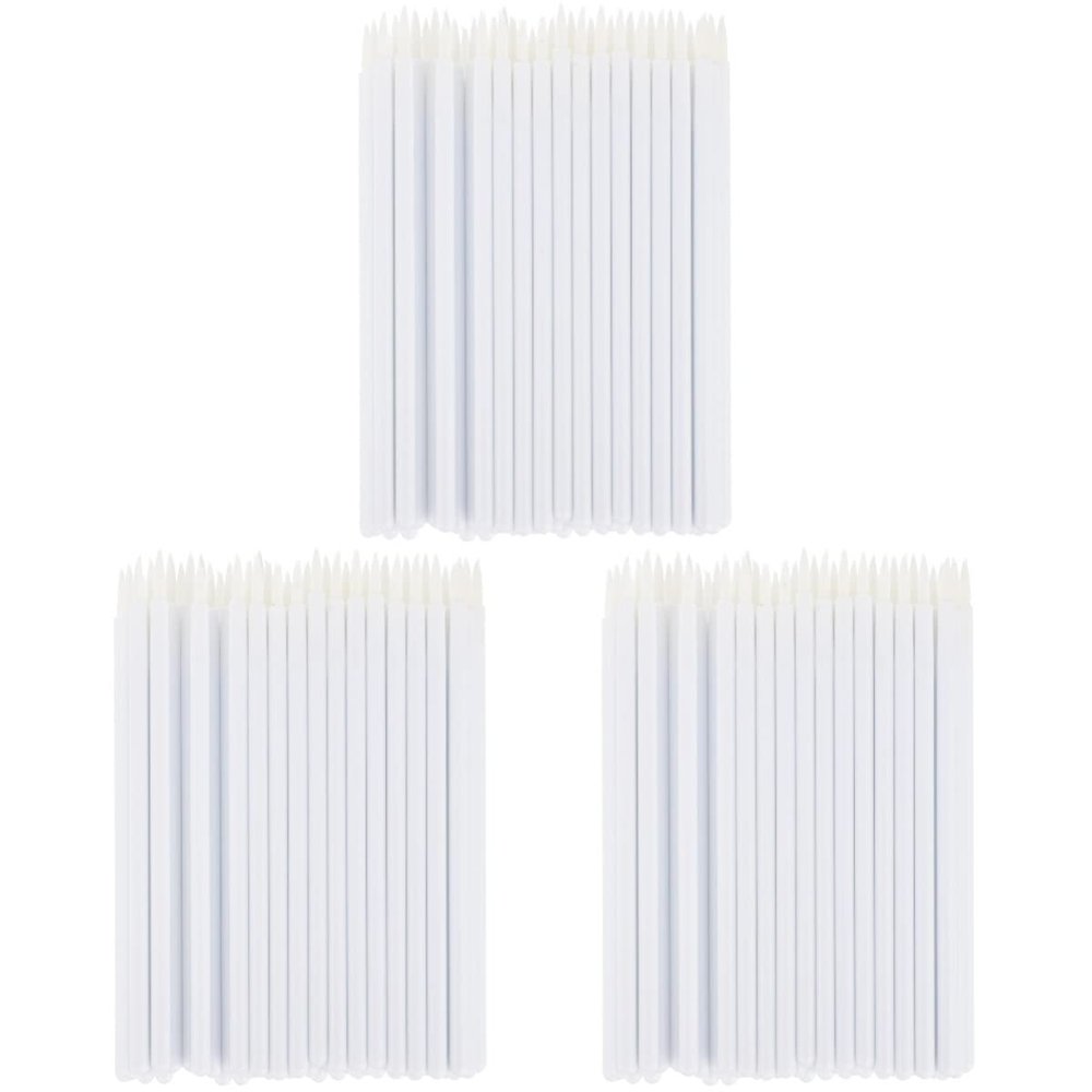 Beavorty 300pcs Cosmetic Eye Brush Eyeliner Brush Applicator Makeup Eyeliner Wand Fiber for Home Salon