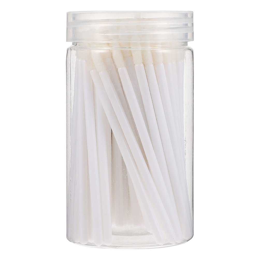 Beavorty 200pcs Eco-friendly Lipstick Applicator Makeup Brush Easy to Clean Home Professional Use