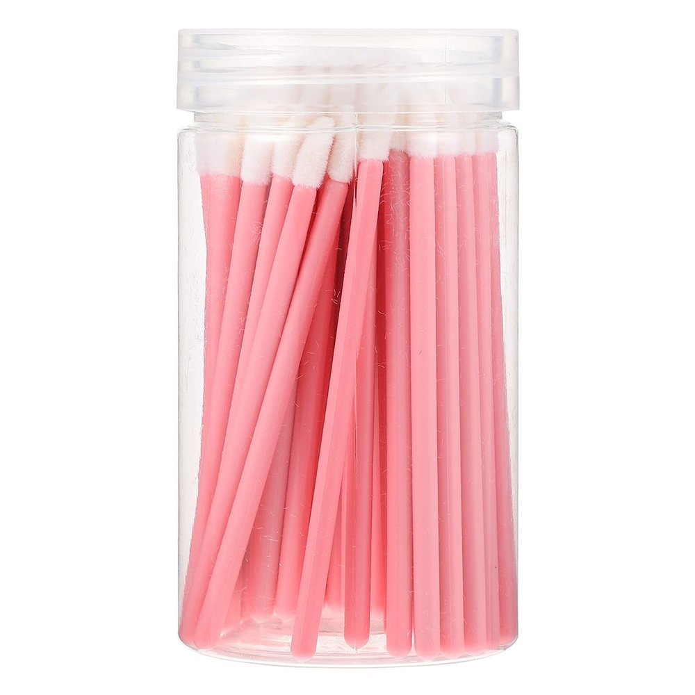 Beavorty 300pcs Portable Makeup Tool Disposable Lipstick Brush for Precision Application Travel-friendly Plastic Lip Brush Makeup Supplies