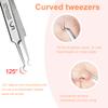 WSYUB Blackhead Tweezers, Milia Remover, Pimple Popper Tool,Ingrown Hair Tweezers, Blackhead Extractor view 4