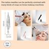 Whalrace PMU Needles, 10 PCS 1P/1R Safe and Disposable Microblading Needles, PMU Needles 1RL for Shading Eyebrows, Eyeliners, Tattoo, Lip Tinting view 3