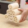 6pcs/Pack of Organic Loofahs Loofah Spa Exfoliating Scrubber Natural Luffa Body Wash Sponge Remove Dead Skin Made Soap view 2