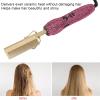 Kadimendium Hair Straightener Brush, Ceramic Material, Fast Heating Rhinestones, Hair Straightening Comb for Home Use view 3