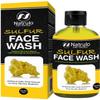 Sulfur Face Wash for Acne  All Natural Sulfur Facial Cleanser for Oily Skin, Breakouts  Healing Skincare Blend with Lemongrass Essential Oil  4oz Mattifying Cleansing Soap Liquid, Made in USA view 1