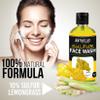 Sulfur Face Wash for Acne  All Natural Sulfur Facial Cleanser for Oily Skin, Breakouts  Healing Skincare Blend with Lemongrass Essential Oil  4oz Mattifying Cleansing Soap Liquid, Made in USA view 4
