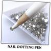 LALAFINA 12pcs Nail Art Dotting Pens Rhinestone Picker Tool for Easy Manicure Designs for Nail Suitable for Natural view 3