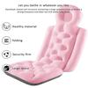 DKULMN Full Body Bath Pillows, Non-Slip Bathtub Cushion Foldable Full Body Bath Pillow, Ergonomic Spa Bathtub Pillow for Head Neck Shoulder Back Support,Pink view 2