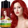 Herbishh Color Shampoo and Conditioner for Gray Hair - Enriched Dye Formula, Long-Lasting & DIY (Cherry Red) view 1