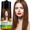 Herbishh Hair Color Shampoo - Enriched Dye Formula for Gray Hair - Long Lasting & DIY (Light Brown) view 1
