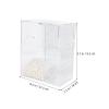 Alipis 1Pc makeup brush bucket cosmetic storage containers acrylic jewelry organizer jewelry makeup brush holder makeup brush case Cosmetics display box cotton swab white view 2
